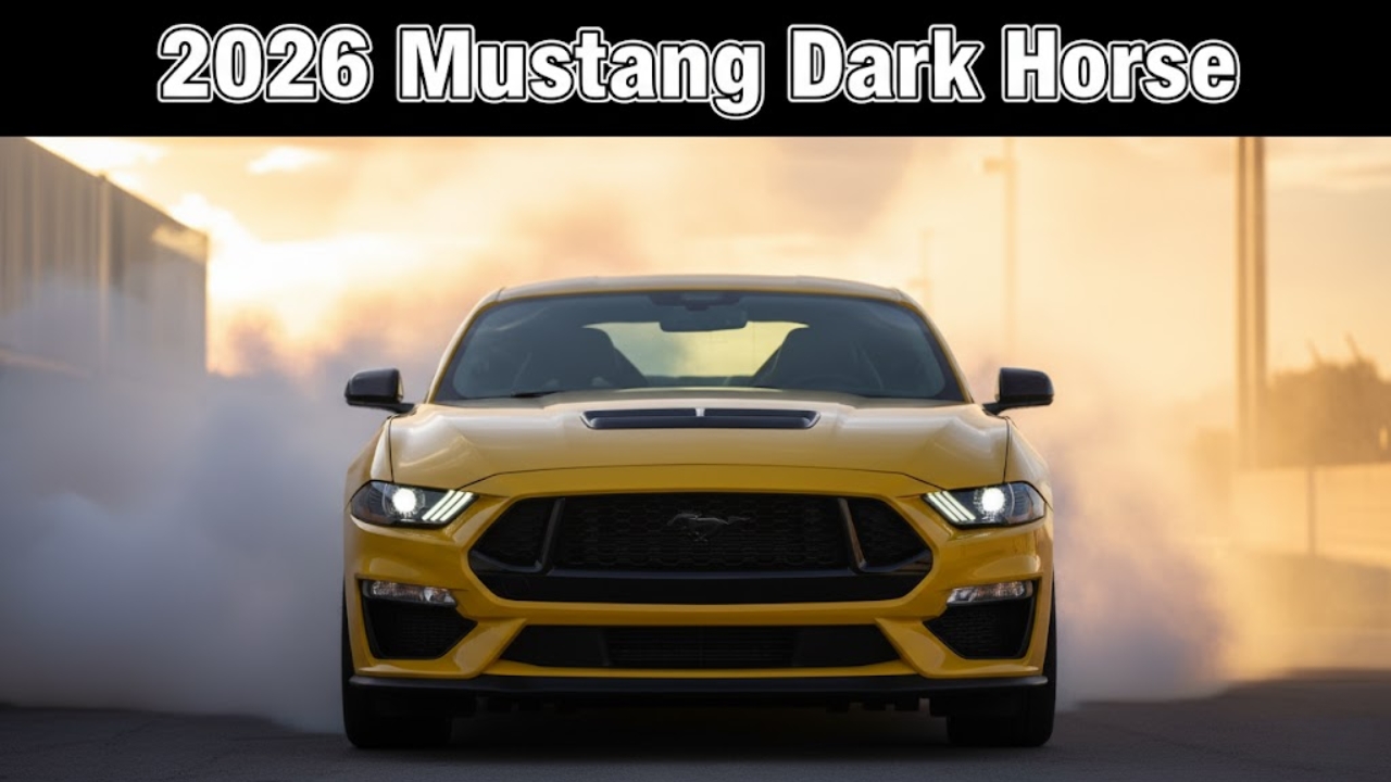 2026 Mustang Dark Horse Update: Carbon-Fiber Wheels Option Officially Removed