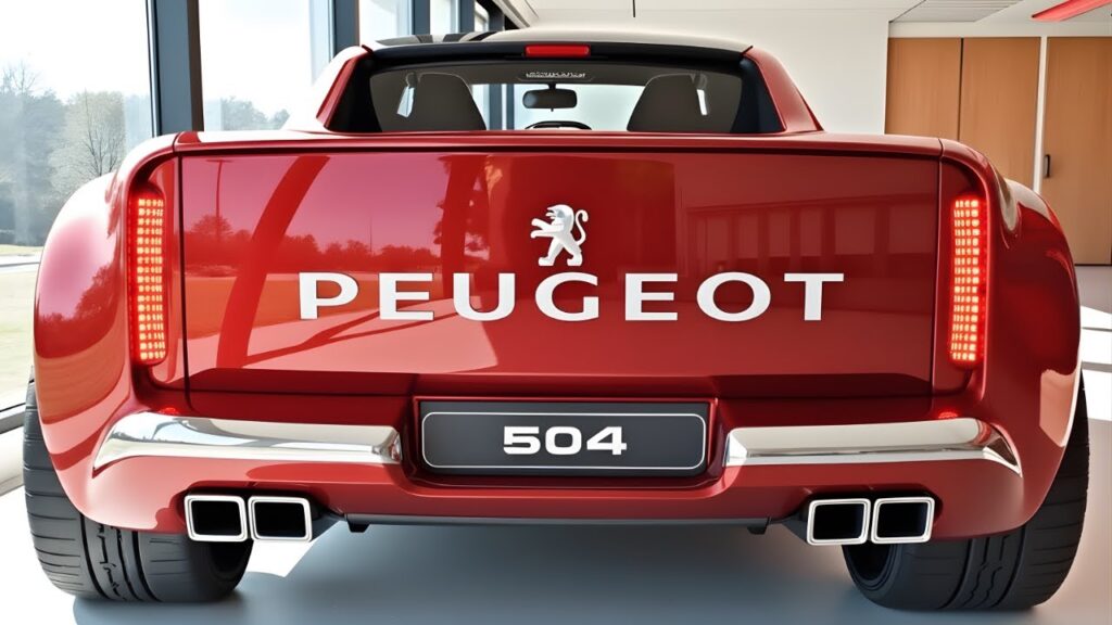 2026 Peugeot 504 Pickup: First Look at the Tough, Refined & Modern Revival